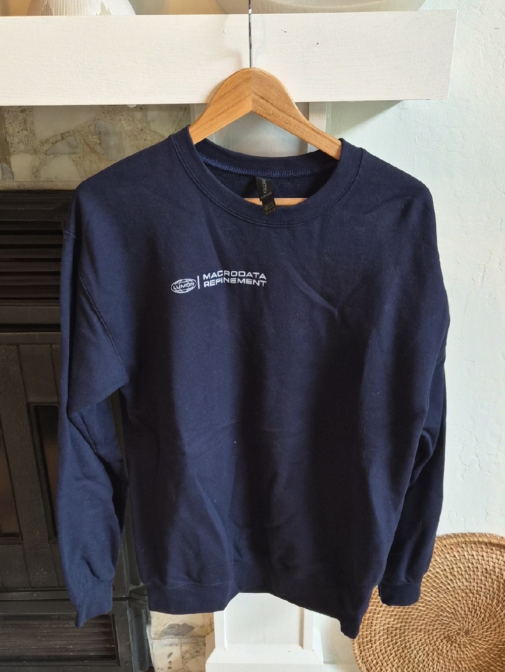 Severance Navy Crewneck Sweater - Unisex M